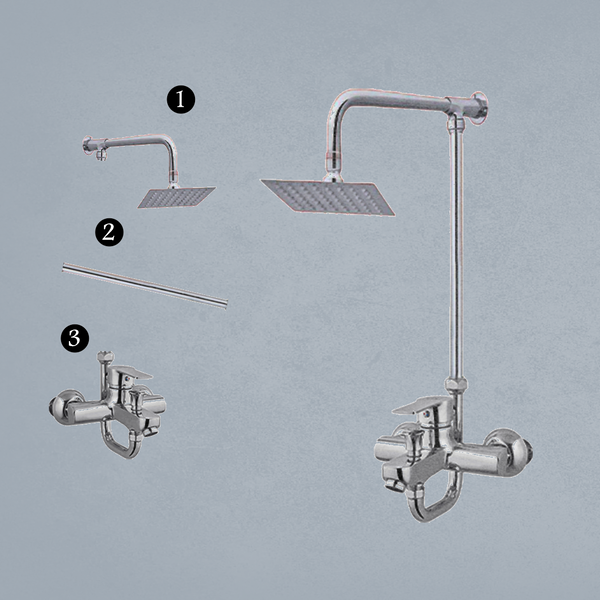 Wall Shower Complete Set - Next Lever Model 066