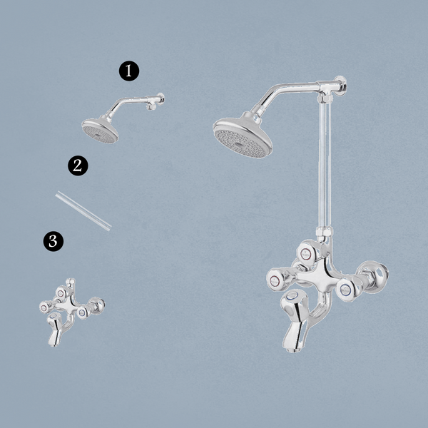 Wall Shower Complete Set Model 051 - Afa