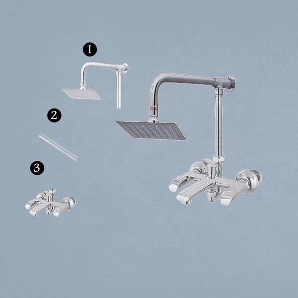 Wall Shower Complete Set Model 070 - Extra