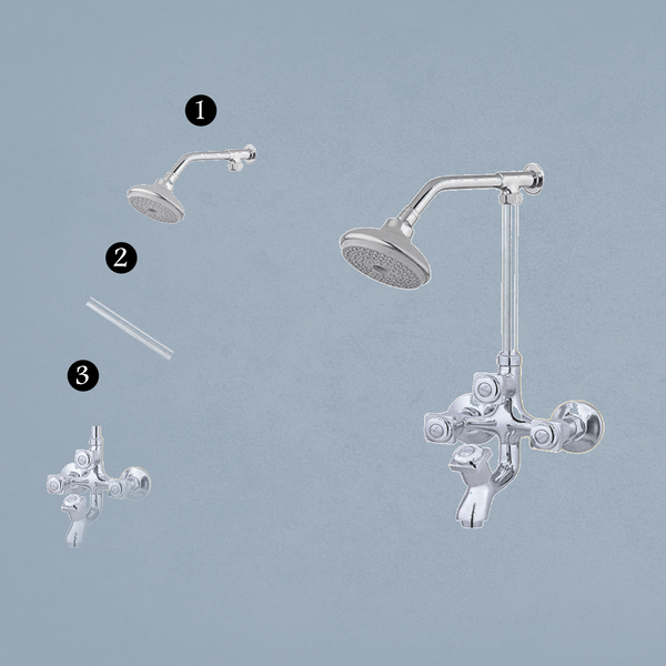 Wall Shower Complete Set Model 041 - Gauri