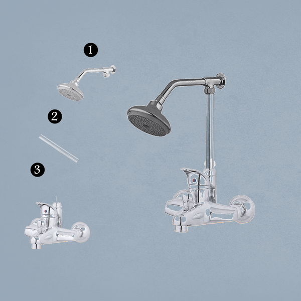 Wall Shower Complete Set Model 061 - Ocean
