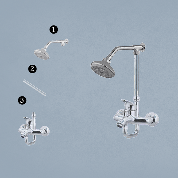 Wall Shower Complete Set Model 040 - Project